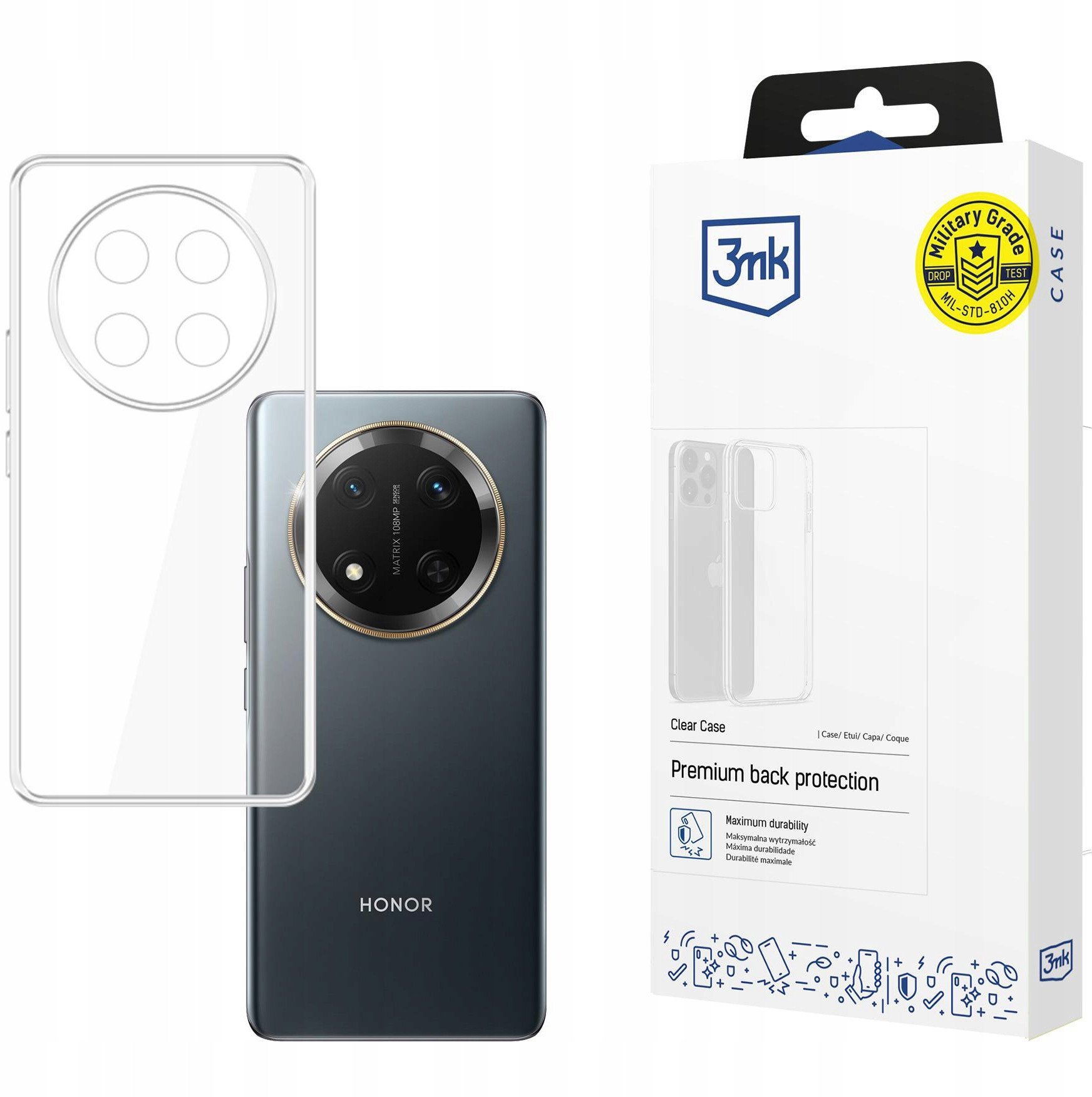 Honor Magic7 Lite - 3mk Clear Case