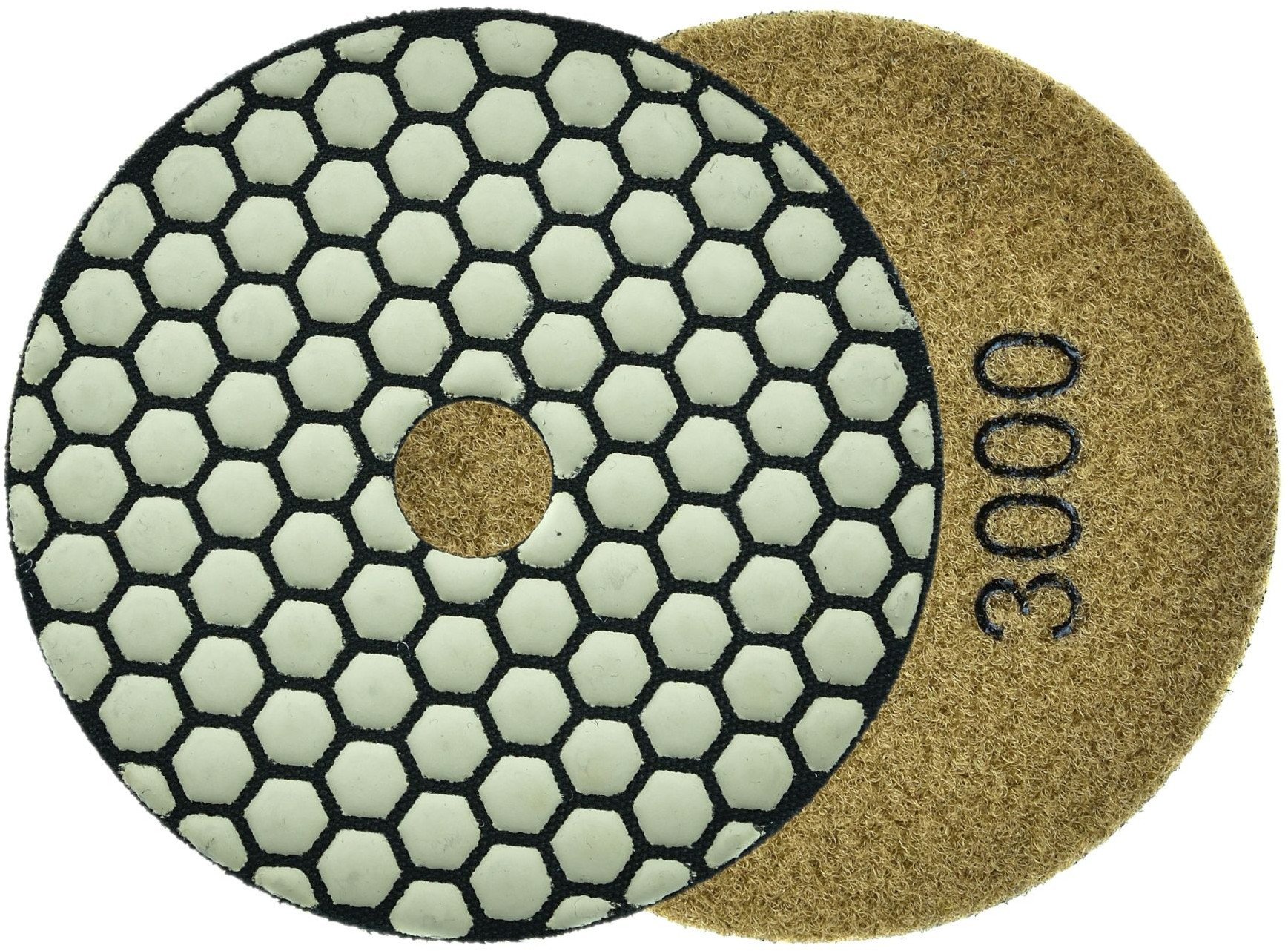 Geko Tarcza polerska do szlifowania gresu na sucho 100mm GR3000 (25/250))