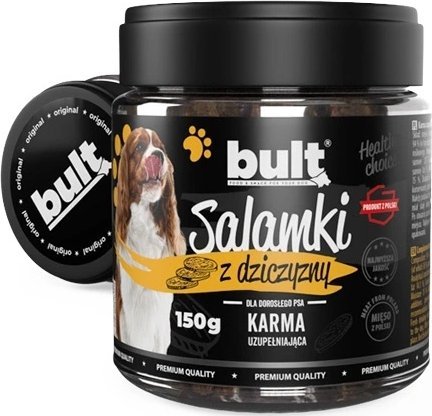 BULT Bult Salamki z dziczyzny dla psa 150g