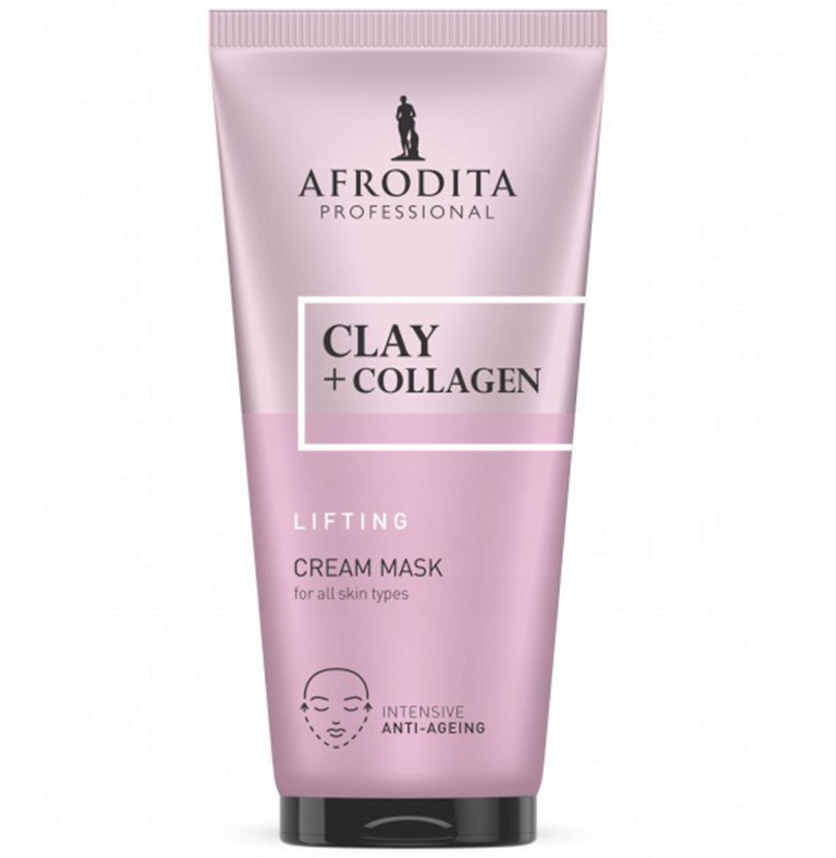 Afrodita Maska kremowa do twarzy ultranawilżająca Clay + Collagen 200ml