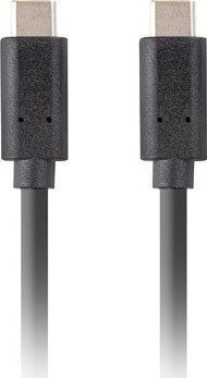 Kabel USB Lanberg USB-C - USB-C 1 m Czarny (CA-CMCM-32CU-0010-BK)