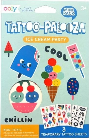 Teka Tatuaże zmywalne mini Tattoo Palooza - Lody