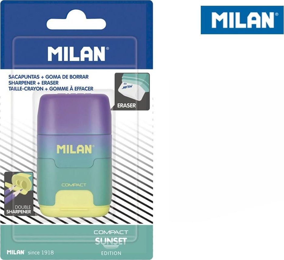 Milan Temperówko-Gumka Compact Sunset MILAN