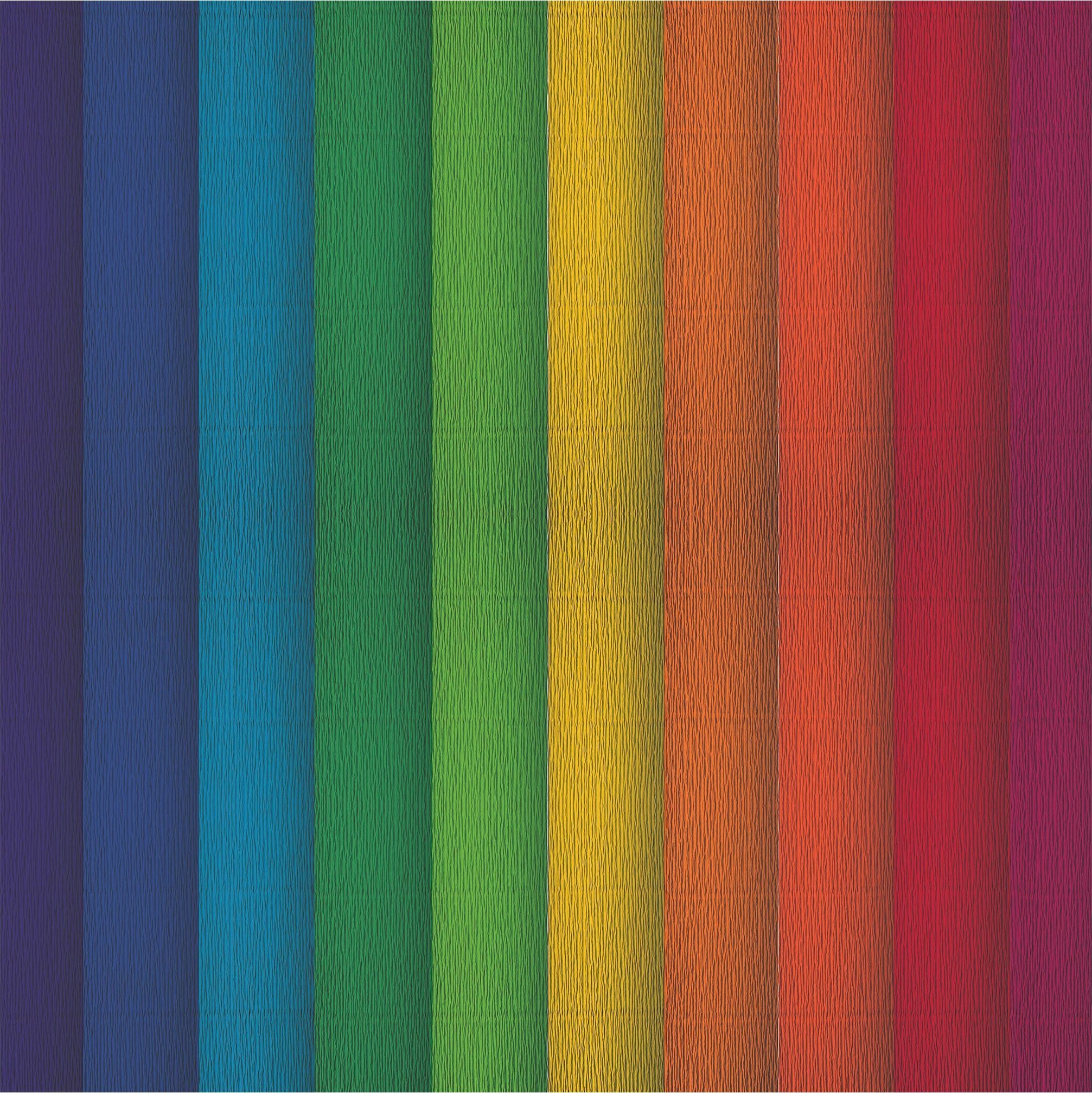 Top 2000 Bibuła marszczona Top 2000 Creatino 25x200cm mix tęczowy (10)