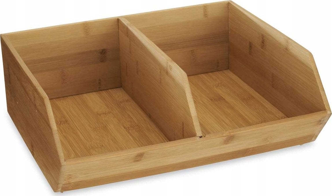 Kinvara Organizer bambusowy na biurko, dwie przegródki