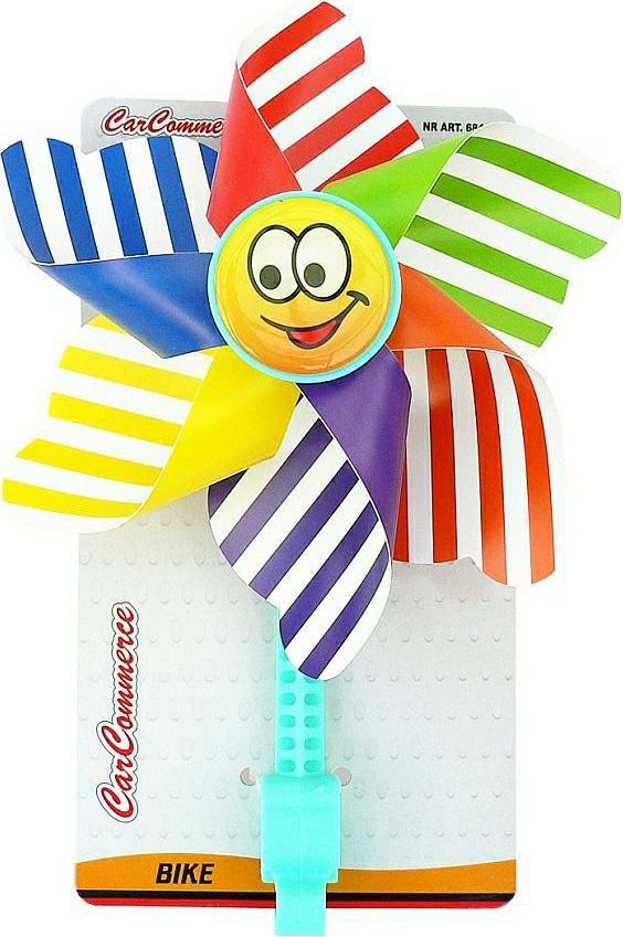 Carcommerce Wiatraczek do roweru na kierownicę - czerwony