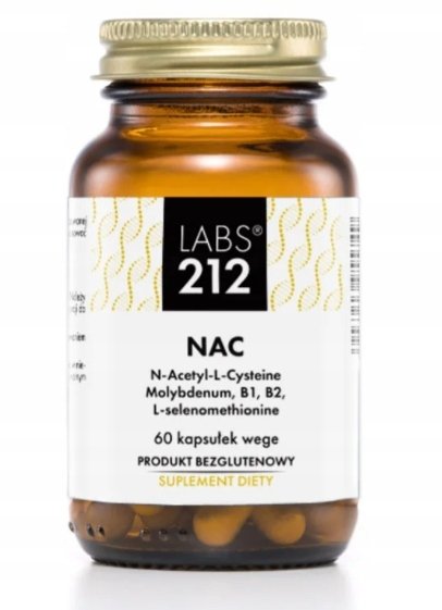 LABS212_NAC N-Acetylo-L-Cysteina 300 mg suplement diety 60 kapsułek