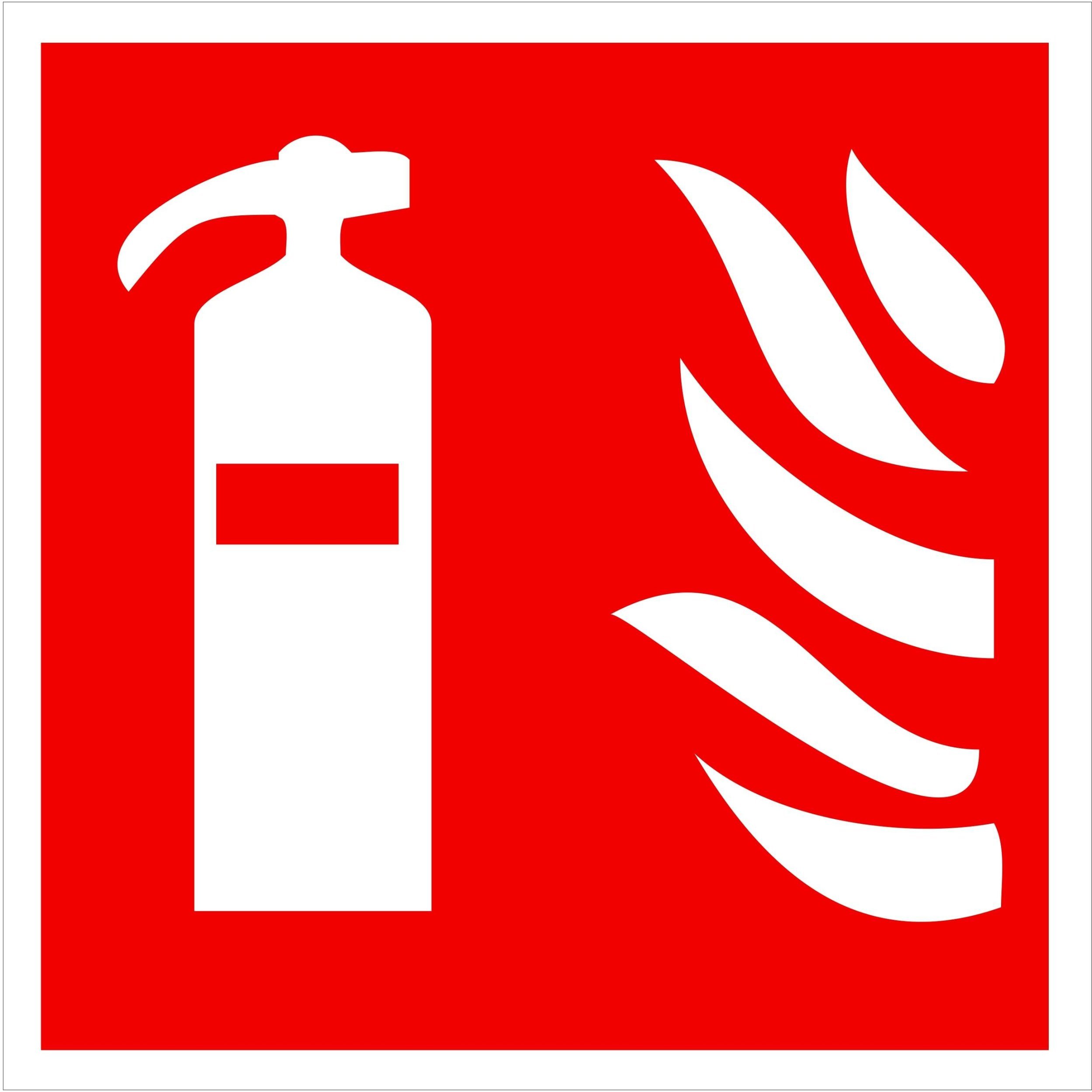 FIRE PROTECTION STICKER 120X225MM