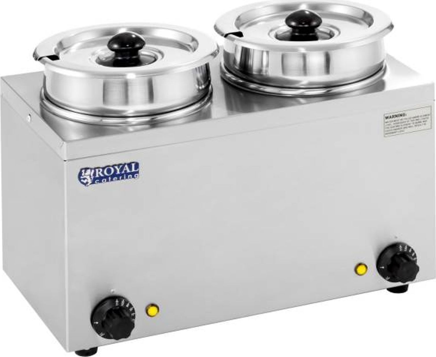 Royal Catering Bemar elektryczny podgrzewacz do zupy 300W 230V 2 x 3.8L Bemar elektryczny podgrzewacz do zupy 300W 230V 2 x 3.8L