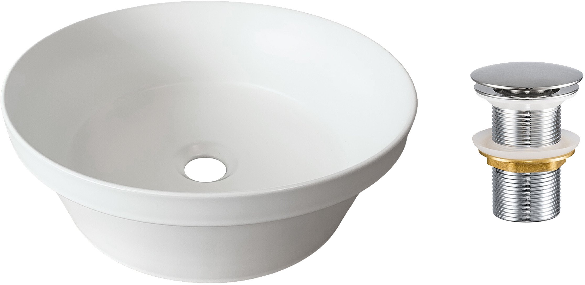 Zestaw Umywalkowy z Korkiem Click-Clack