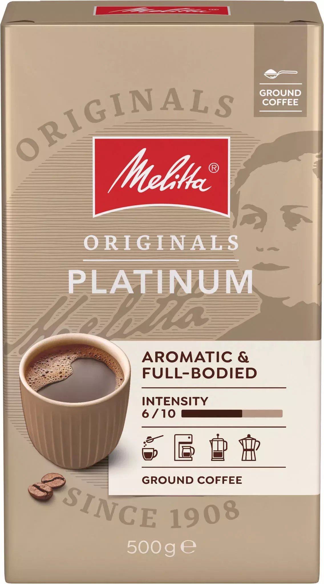 Kawa mielona Melitta Kawa mielona Originals Platinum 500g