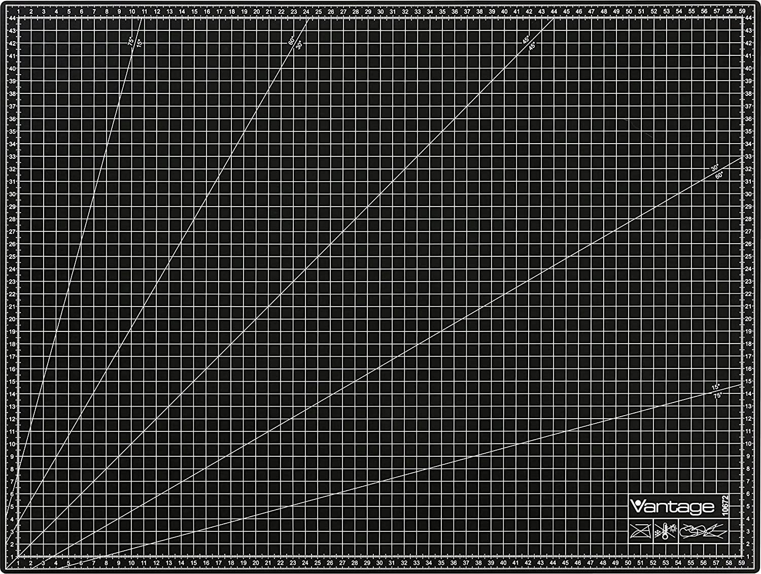 Dahle Schneidematte 45 x 60 cm schwarz VANTAGE Schneidematte A2 (74-10672-20144)