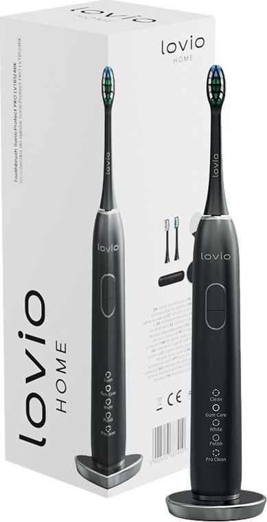Lovio Szczoteczka elektryczna soniczna SonicProtect PRO Czarna