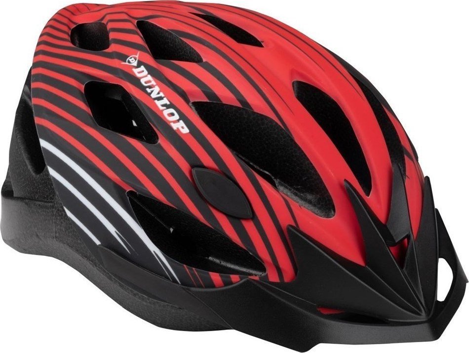 Dunlop KASK ROWEROWY REGULOWANY DUNLOP R.L CZERWONY