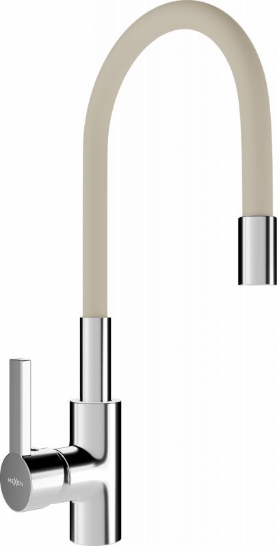 Bateria kuchenna Mexen Flex stojąca beżowy z chromowanym korpusem