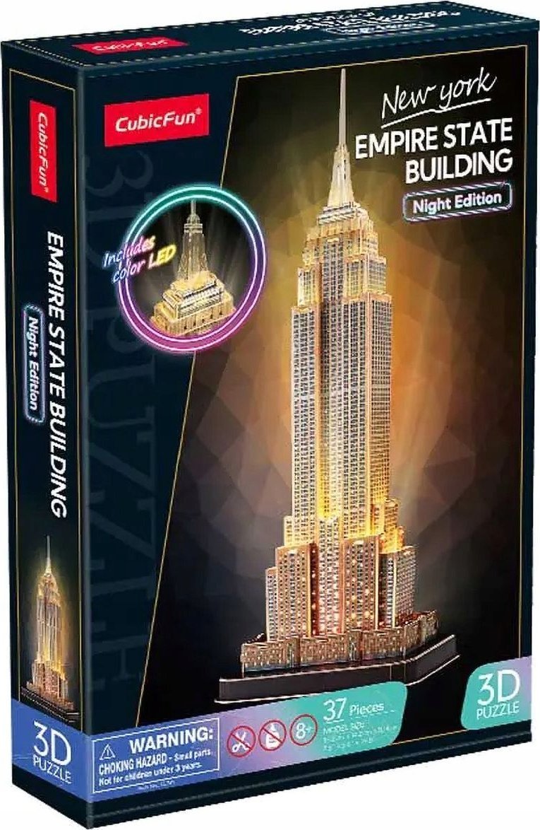 Cubic Fun Puzzle 3D 37 elementów Empire State Building