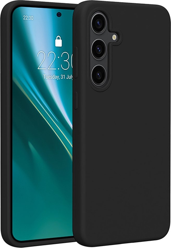 Etteri Nakładka Etteri Silicone Case do Samsung Galaxy S24 Plus czarna