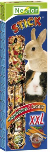 Nestor KOLBA XXL DUŻY GRYZOŃ MIÓD+WARZYWA