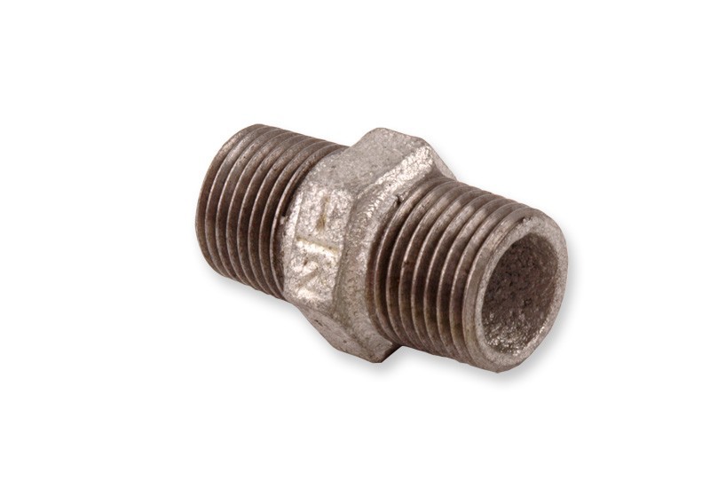 Nypel żeliwny ocynkowany 1\"