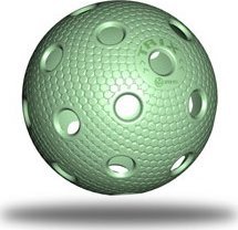 Trix Piłka Piłeczka do Unihokeja Floorball Snakeskin TRIX IFF Zielona 72 mm 1szt