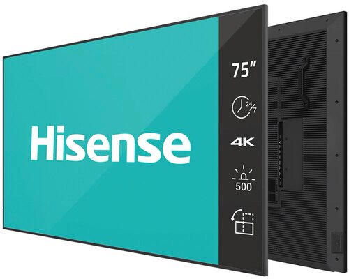 Hisense 75 Zoll 4K UHD IPS Digital Signage Display - 24/7 Operation