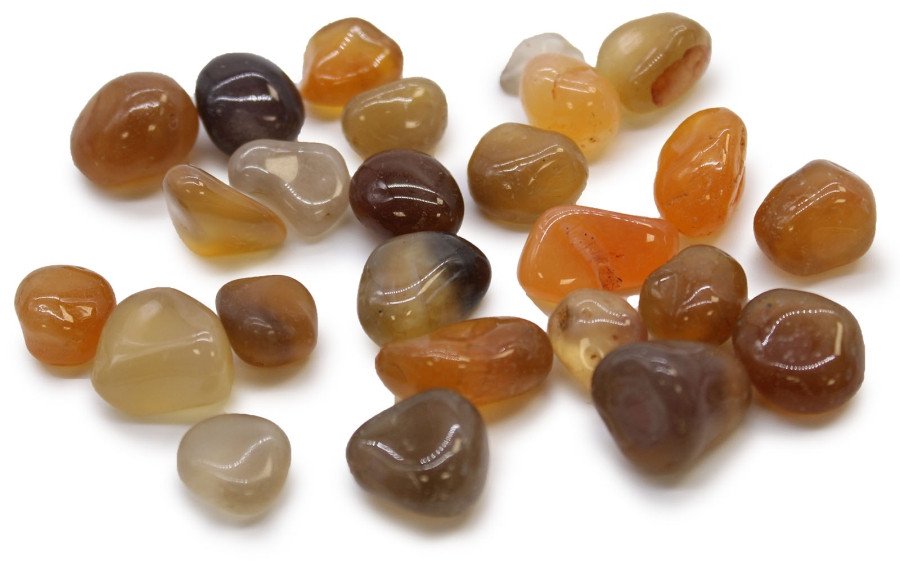 Kamień Afrykański Mały - Karneol Agat | 24 sztuki