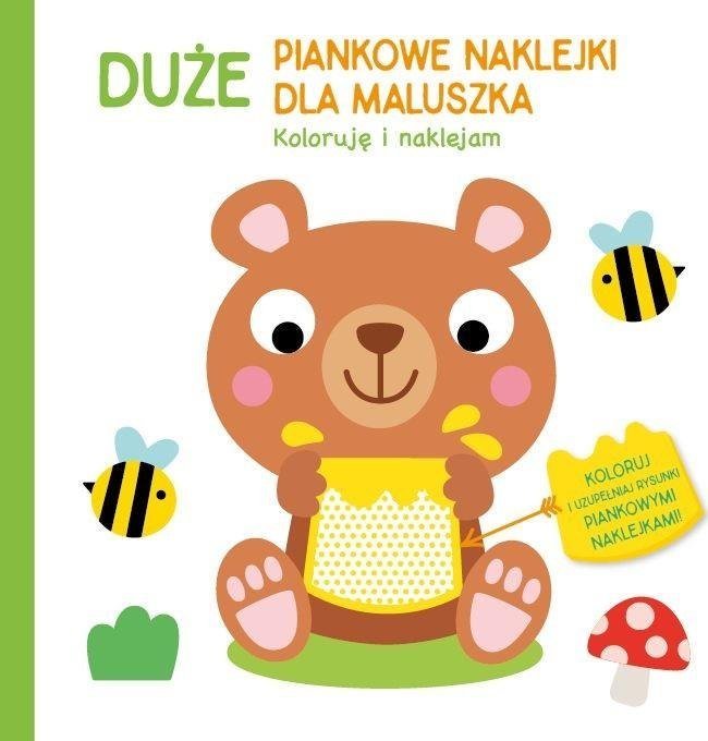 Duże piankowe naklejki dla maluszka. Miś