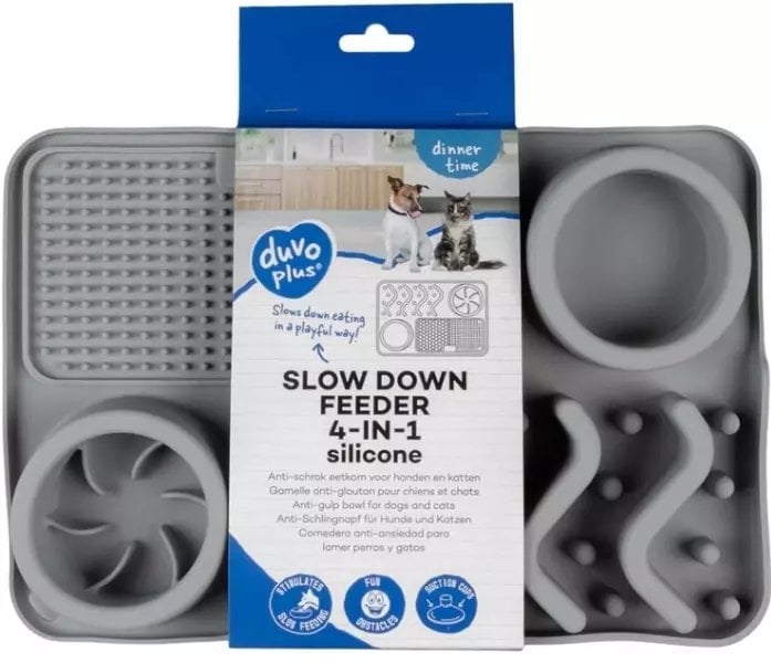 Duvo+ MISKA spowalniająca 4w1 SZARA 125ml 30x20x4cm