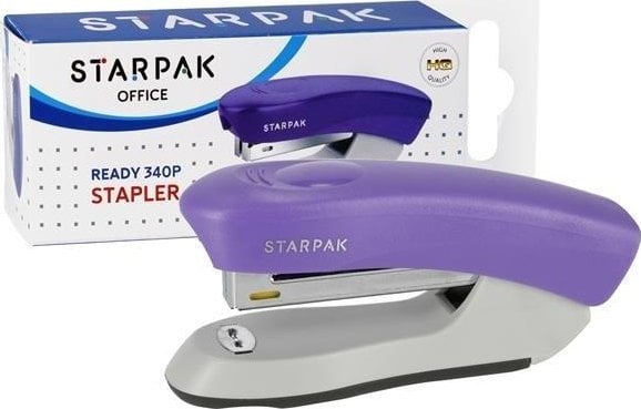 Zszywacz Starpak ZSZYWACZ 12K 10 FIOLET STK-340P PUD 12/144