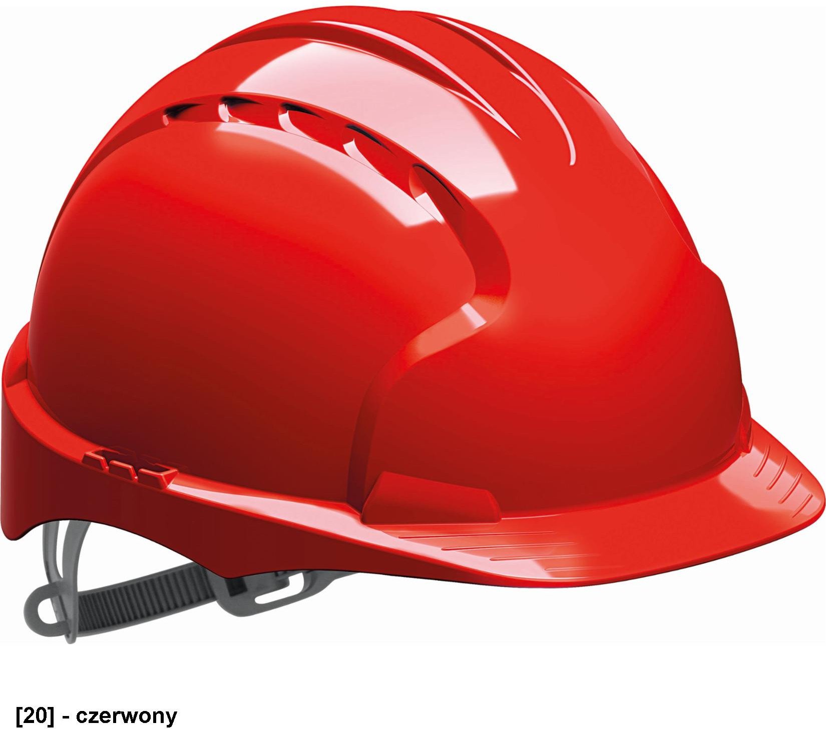 EVO2 - hełm przemysłowy - czerwony