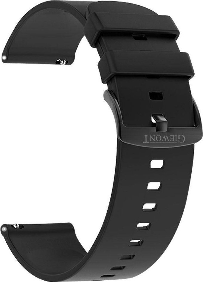 Giewont Pasek do Smartwatch Giewont GW330 Silikonowy CZARNY GWP330-3