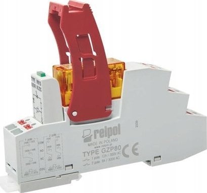 Relpol Przekaźnik Interfejsowy Push-in 2P 230VAC 8A AgNi PI84-230AC-M93G-PS-2012-01 864992