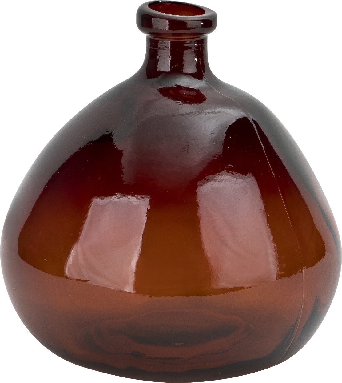 San Miguel Wazon szklany 23 cm brązowy Gradient Nature San Miguel recykling