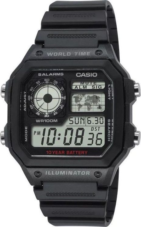 Zegarek Casio ZEGAREK MĘSKI CASIO AE-1200WH-1AVCF (zd146a)