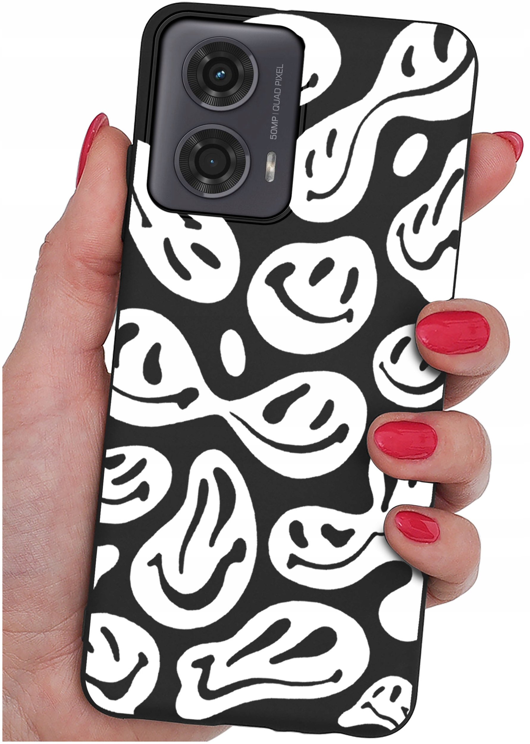 Etui do Motorola Moto G24 |G24 POWER |G04 |E14 WZORY |SILIKONOWE MATT SZKŁO