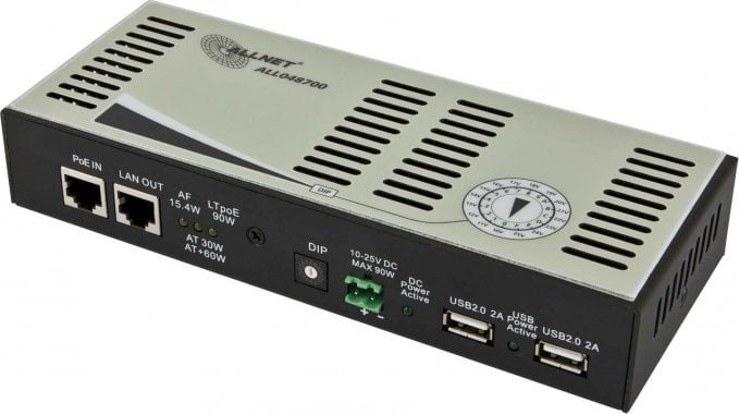 Allnet Z ALLNET PoE Splitter/Extractor LTPoE 90W 10-25V schaltbar ALL048700