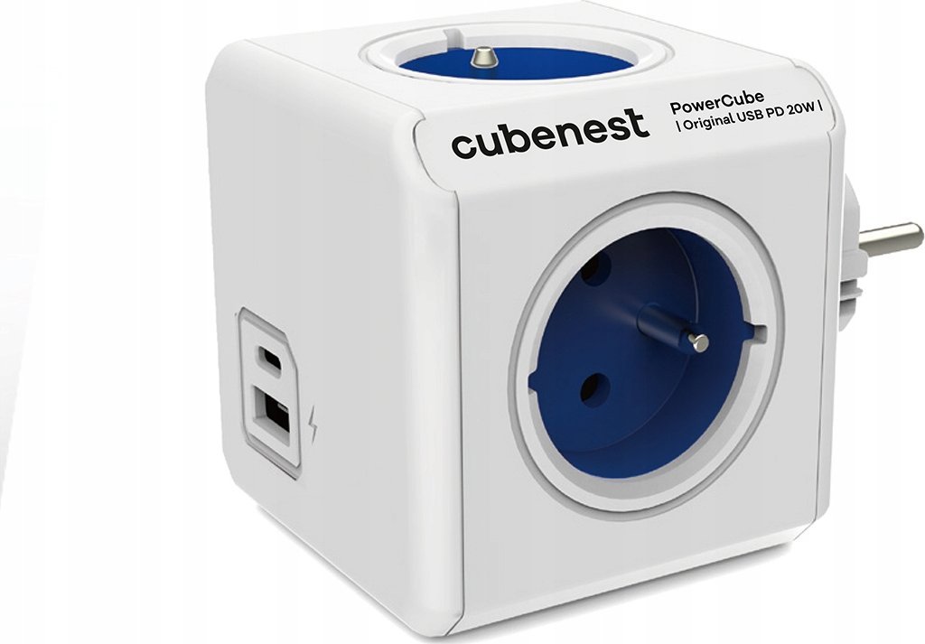 Cubenest PowerCube Original Usb A+c Pd 20 W niebieski (PC220BL)