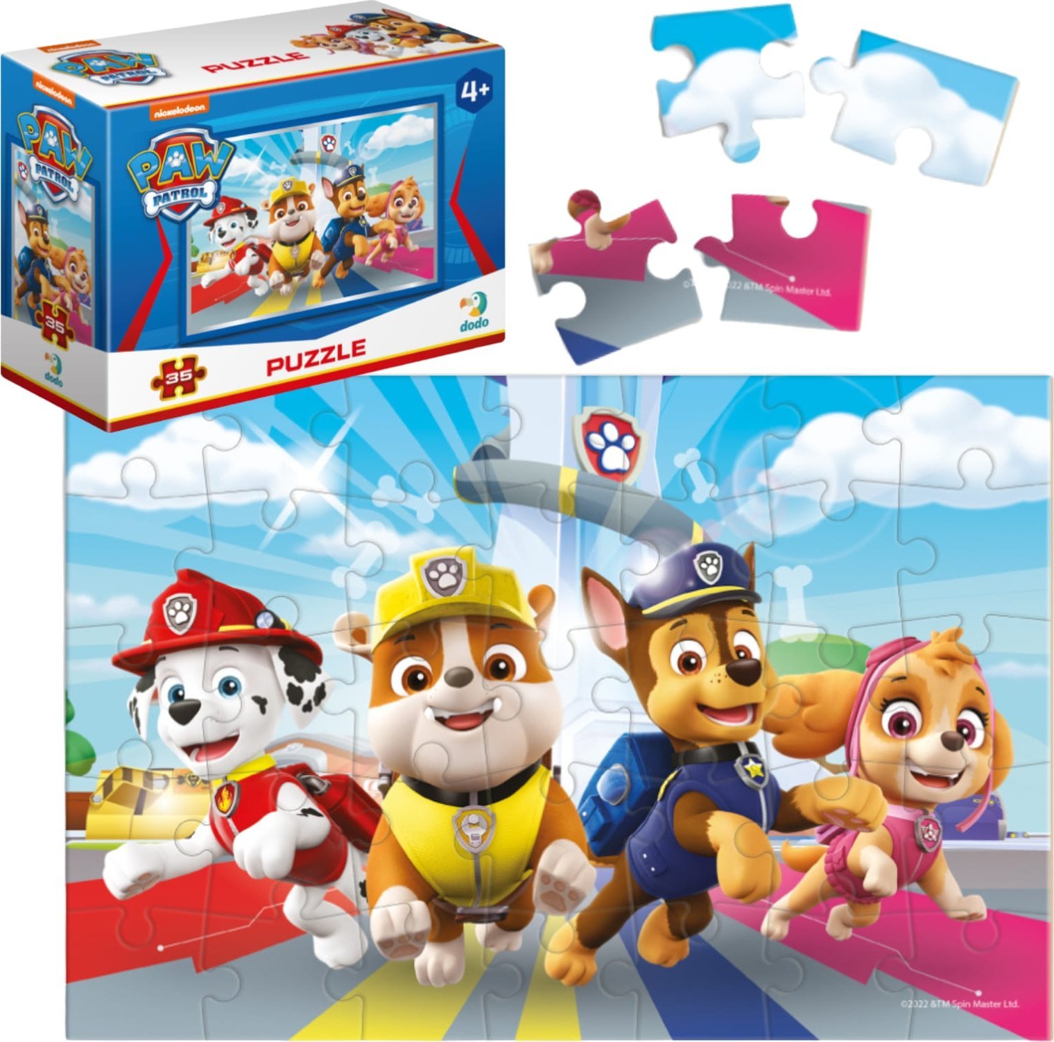 Dodo Puzzle Mini "Paw Patrol" 35 Elementów Układanka Dla Dzieci Psi Patrol