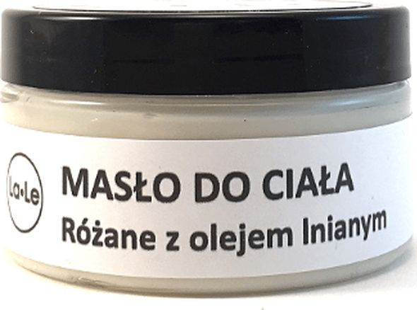 La-le Masło do ciała - różane z olejem lnianym, 100 ml