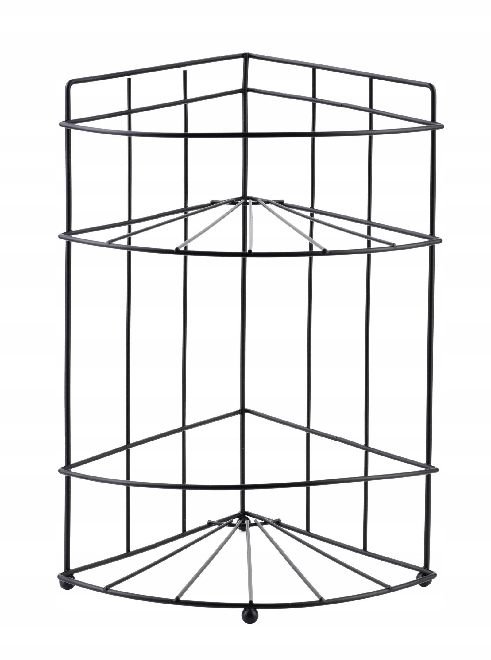 CARL BLACK Półka łazienkowa 2 półki 18,5x14x26cm narożna