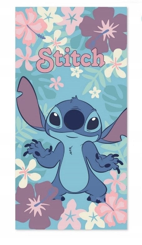 Disney Stitch Flowers cotton beach towel