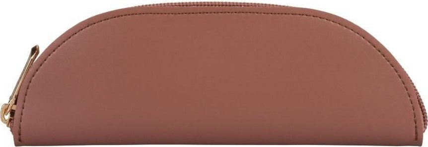 Piórnik Moon na suwak brązowy