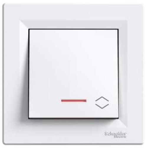 Schneider Electric Łącznik schodowy z podświetleniem zaciski śrubowe biały - EPH1500321