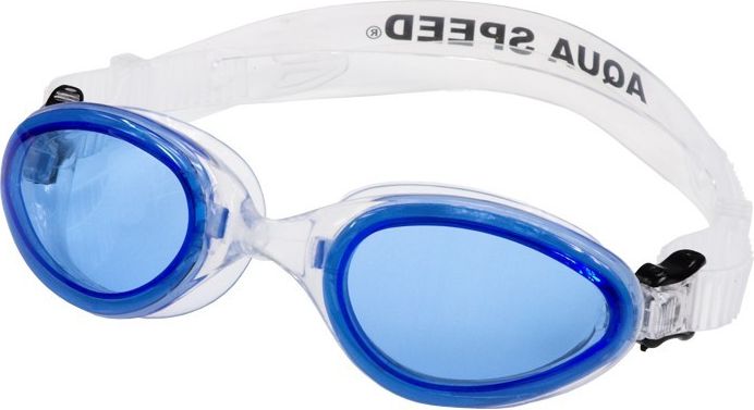Aqua-Speed Sonic Junior Okularki Pływackie biały/niebieski (49140)
