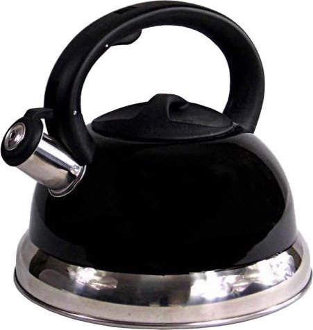 Feniks FENIKS - Czajnik tradycyjny z gwizdkiem ALF - 3 L - czarny