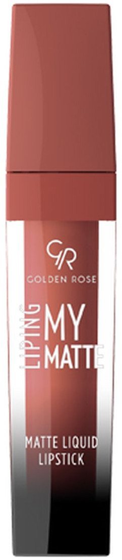 Golden Rose My Matte Lip Ink Matte Liquid Lipstick - Matowa pomadka do ust z wegańską formułą 5ml (18)