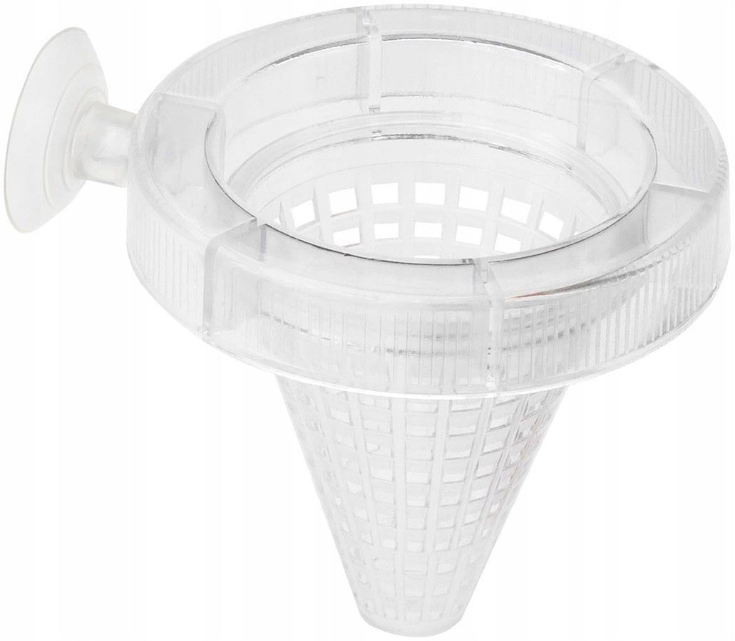 Karmnik na żywy pokarm, do akwarium, z przyssawką