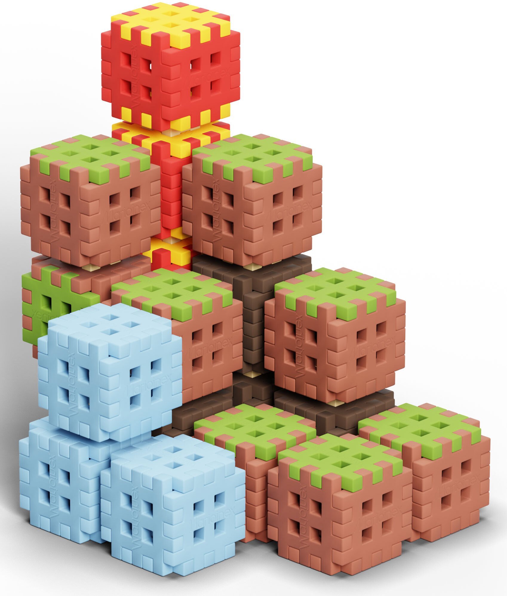 *****Klocki waffle mini Blocks 142el 08204