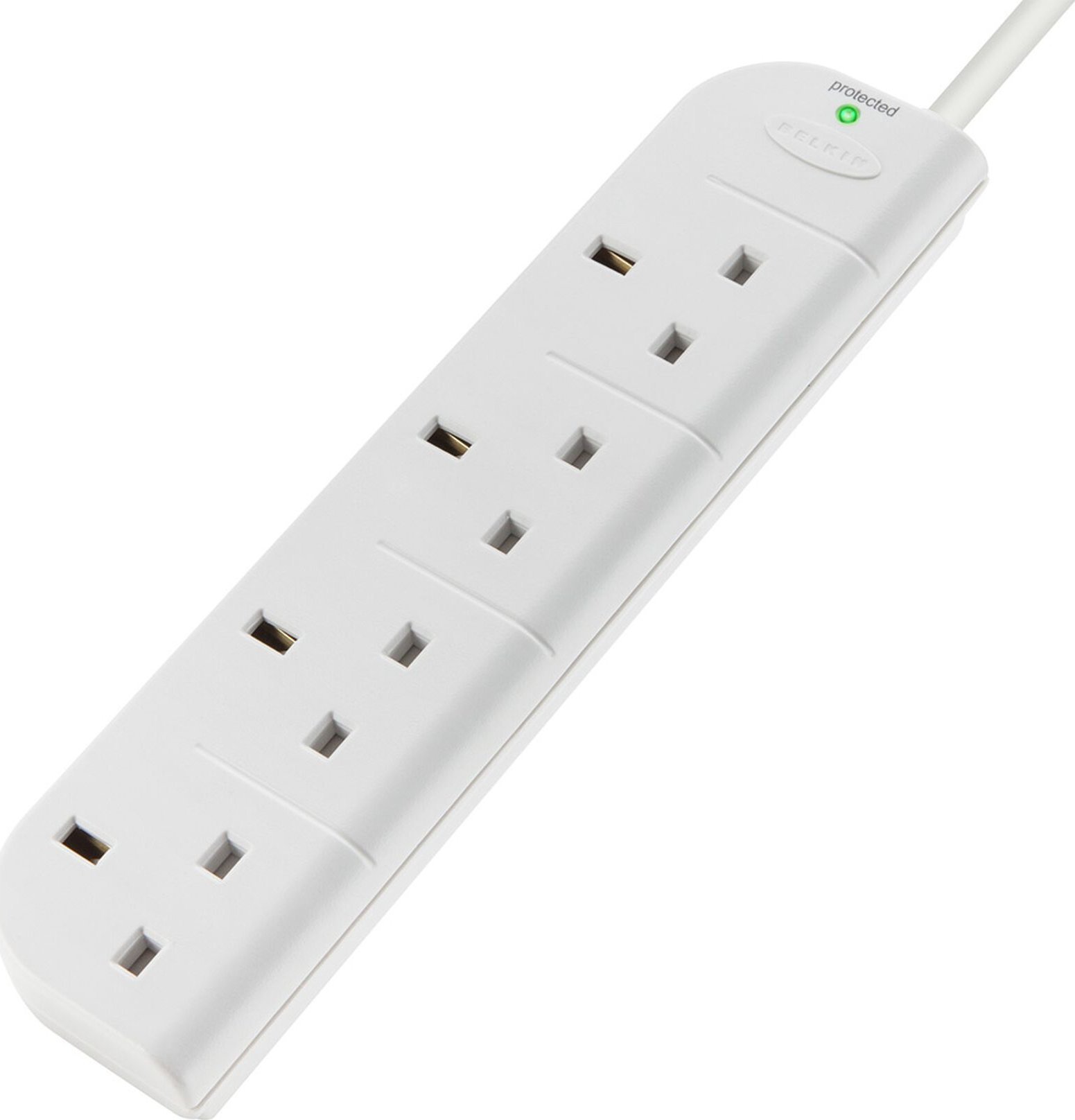 Listwa zasilająca Belkin Belkin E-Series 4 Socket, 3-Metre SurgeStrip, 238 J, 4 AC outlet(s), 230 V, 50 Hz, White, 3 m