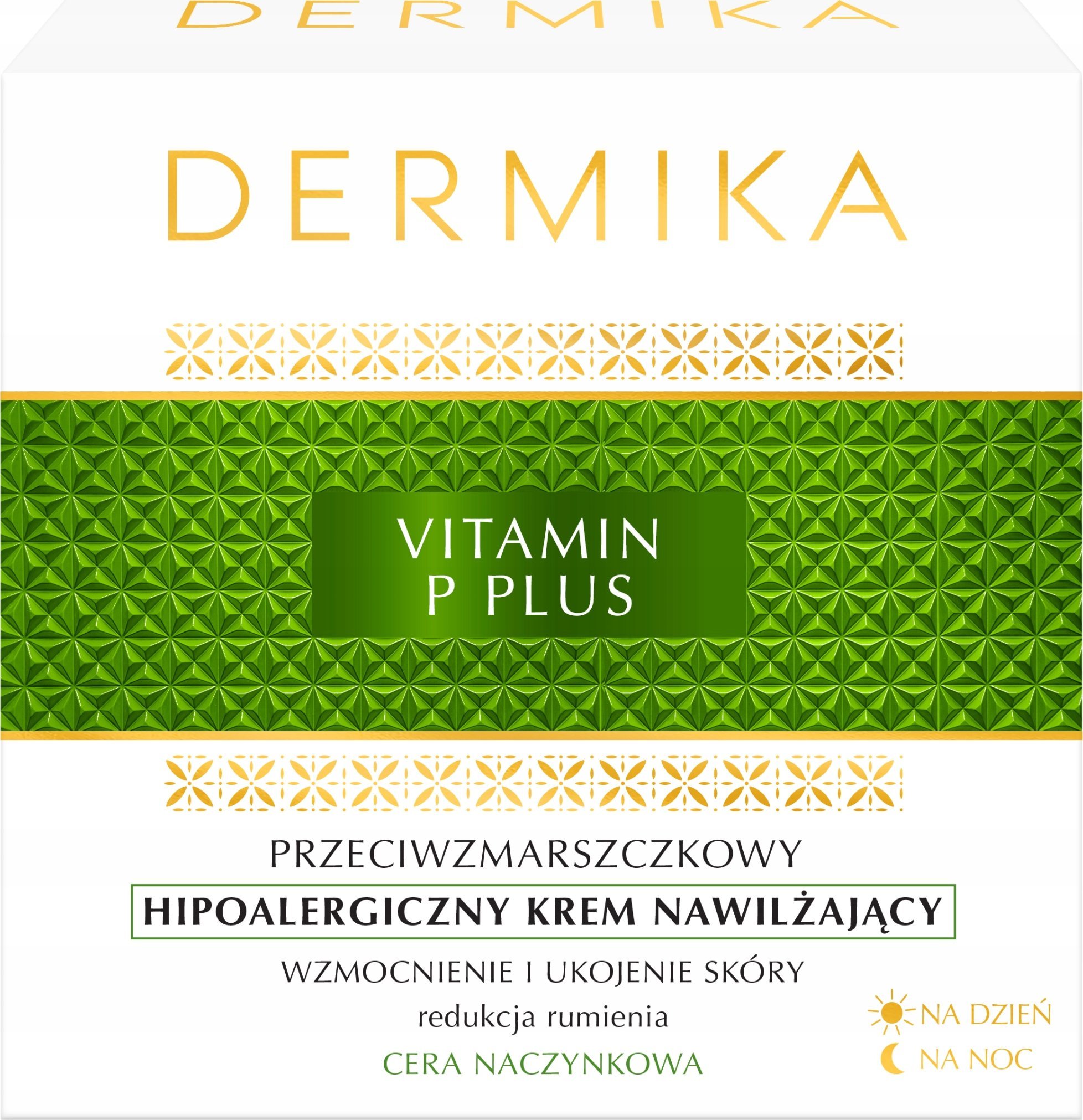 Dermika Vitamin P Plus hipoalergiczny krem nawilżający na dzień i na noc 50ml